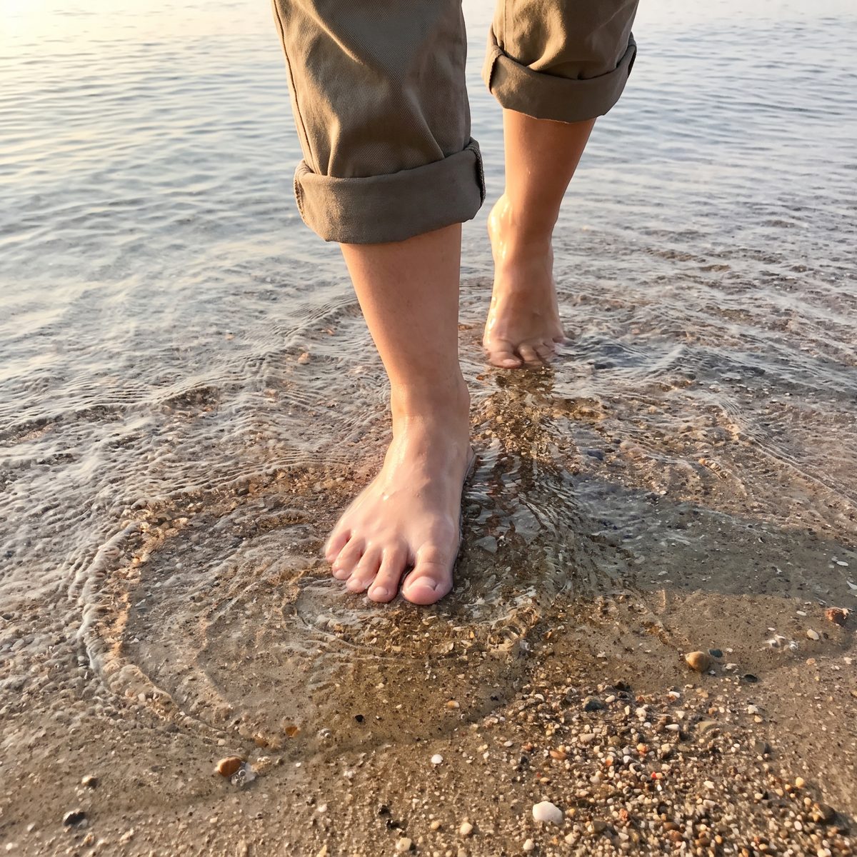 Low tide
