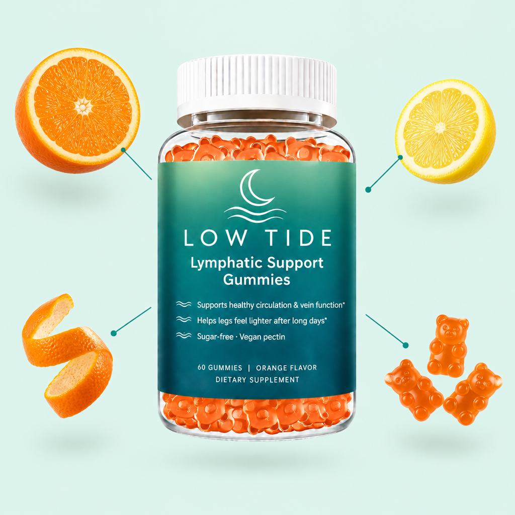 Low Tide bottle with citrus ingredients